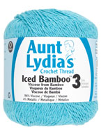 NEW Aunt Lydia's Iced Bamboo Crochet Thread